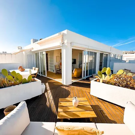 公寓 Penthouse Sea View, 2 Pools And Private 塔维拉